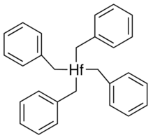 Tetrabenzylhafnium - CAS:31406-67-4 - Tetrabenzylhafnium(IV), Tetrabenzyl hafnium, hafnium(4+) methanidylbenzene, Hafnium, tetrakis(phenylmethyl)-, (T-4)-